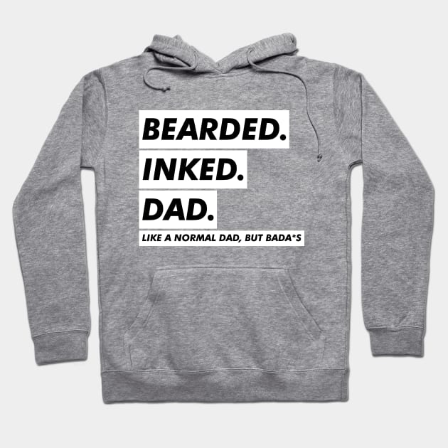 BEARDED INKED DAD Hoodie by VanTees